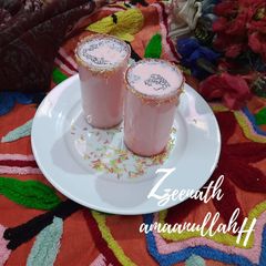 Rose Milk with Chia A picture of Rose Milk with Chia.