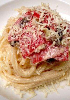 Foto resep Creamy Spaghetti Carbonara