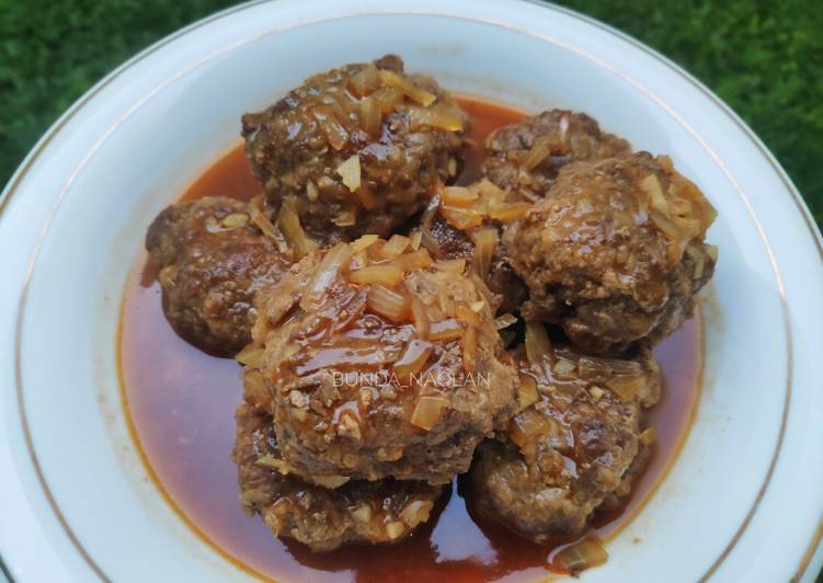 Resep Bistik daging cincang oleh Bunda Naqlan - Cookpad