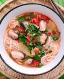 Bún Trai (Vẹm Đen) Chua Cay