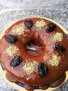 صورة لوصفة كيك التمر