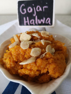 A picture of Carrot/ Gajar Halwa.
