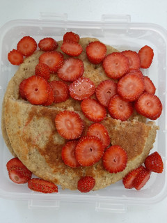 Una foto de Pancakes de Banano