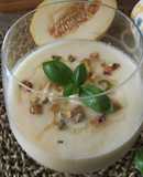 Crema fría de melón con yogur