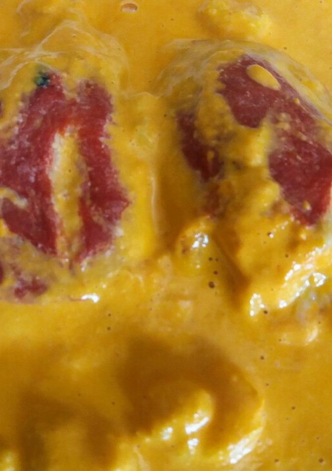 Una foto de Pimientos del piquillo rellenos