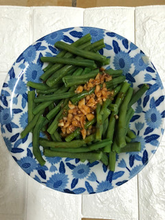 蒜蓉長菜豆 的食譜成品照片