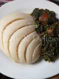 Vegetable soup with Semovita
