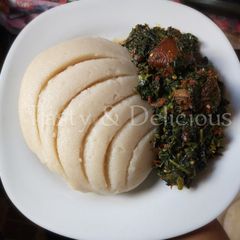 Vegetable soup with Semovita A picture of Vegetable soup with Semovita.
