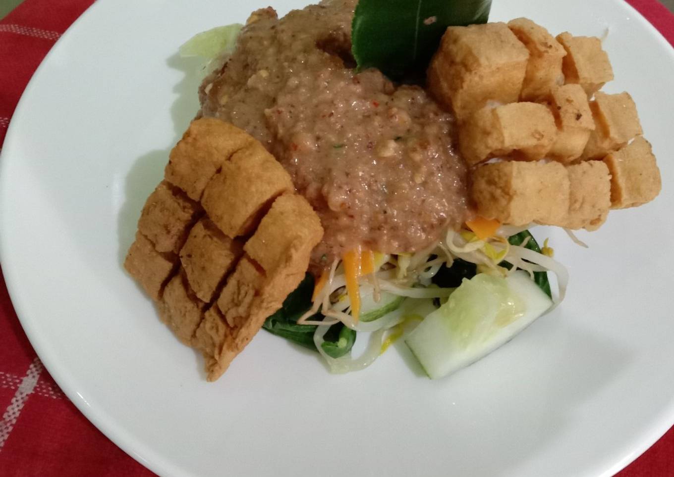 04. Pecel Sayur Malioboro Yogyakarta, Bumbu kacangnya Mantul