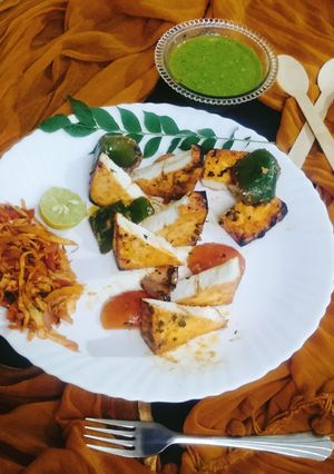A picture of PANEER TIKKA MASALA (Dhaba style paneer Tikka).