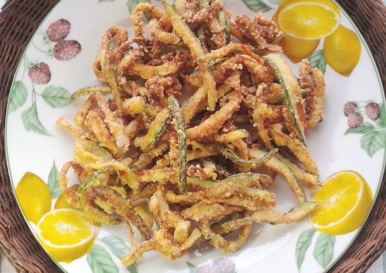 Antipasto di zucchine chips