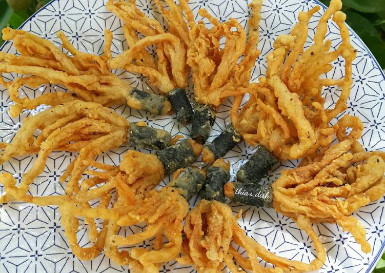 Langkah Mudah untuk Membuat Tempura Jamur Enoki Anti Gagal