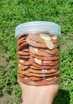 Foto resep Lidah Kucing Coklat Almond