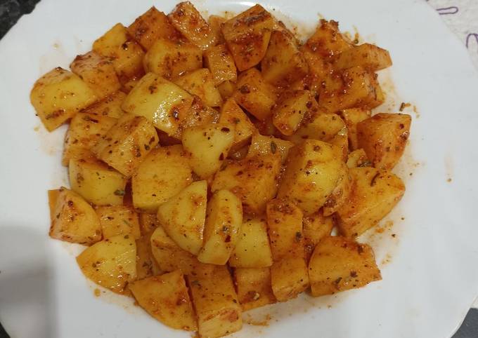 Receta de Patatas cajún al microondas