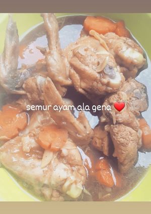 Foto resep Semur ayam simple