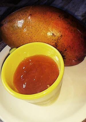 Una foto de Mermelada de mango en microondas