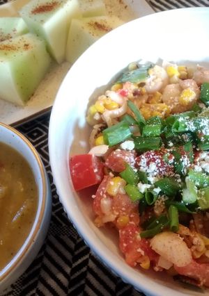 A picture of Roasted Summer Squash Soup.
