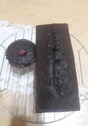 Una foto de Budín chocolate (sin huevos, sin manteca, sin leche)
