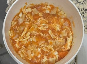 Una foto de Chilaquiles para bebé