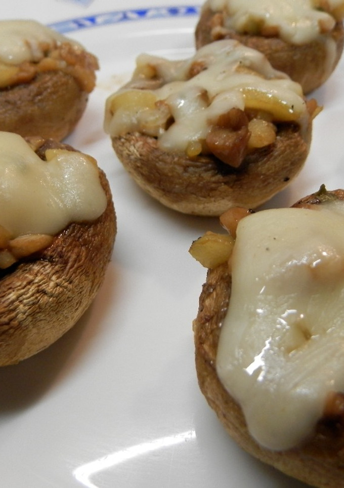 Una foto de Champiñones al horno