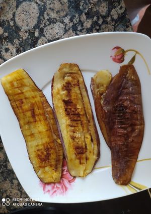 Una foto de Berenjena a la plancha🍆Rellena