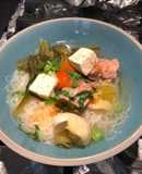 Canh bún sườn cải chua