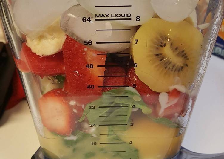 Steps to Prepare Super Quick Homemade Refreshing After Dinner Smoothie