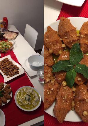 صورة لوصفة كبة نية بلهبره اكلة حلبيه كتير لذيذه🌶