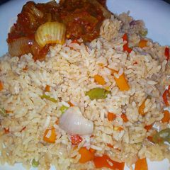 Short grain vegetable rice A picture of Short grain vegetable rice.