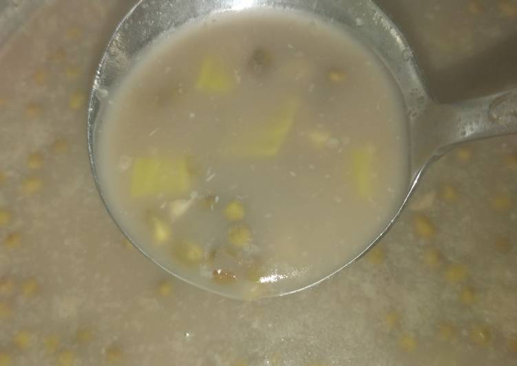 Kolak kacang hijau nangka