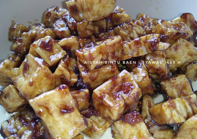 Orek Tahu Tempe Bumbu Ulek