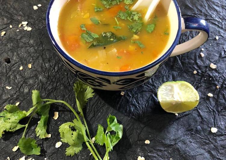 Lemon Pepper Oats Soup