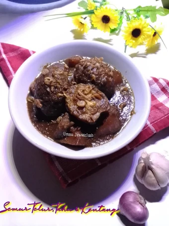 Cara Gampang Menyiapkan Resep Semur Telur, Tahu, Kentang yang Lezat Sekali Anti Ribet, Sempurna