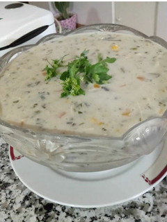 عکسی از دستور سوپ سفید