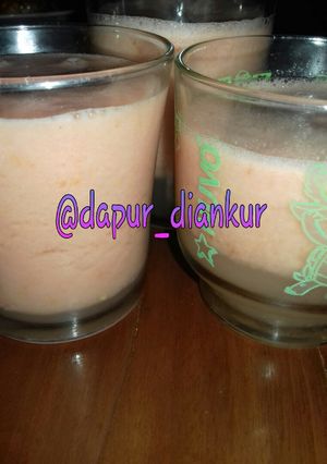 Foto resep Jus tomat susu#BikinRamadhanBerkesan#Hari_10