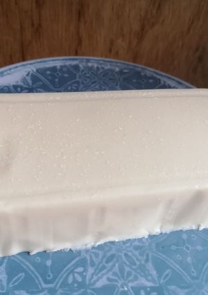 Una foto de Panna cotta de coco