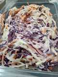 Salad kubis dan wortel mayonis