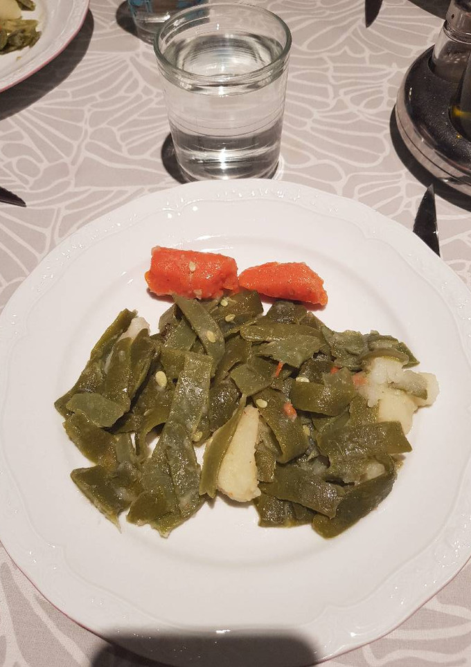 Una foto de Judías verdes con un toque especial