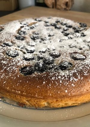 Una foto de Torta de arándanos y limón!!
