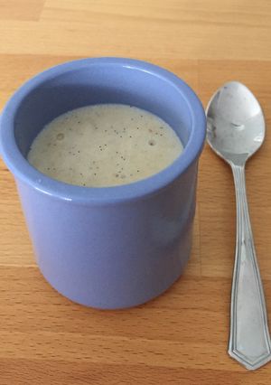 Une photo de Semoule au lait à la vanille