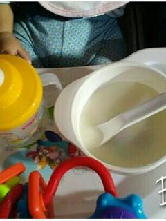 Foto resep Mpasi Menu Tunggal - Bubur Beras Putih