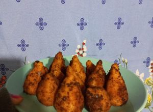 Una foto de Coxinhas brasileñas 🧆