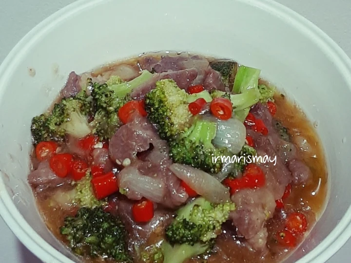 Langkah Gampang Menyiapkan Resep 160. Tumis Brokoli Daging Sapi yang Menggugah Selera Anti Ribet, Menggugah Selera