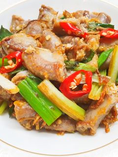 客家桔醬炒粉腸~阿母ㄟ古早味 的食譜成品照片