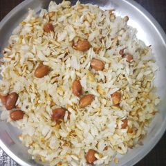 Crunchy poha snack A picture of Crunchy poha snack.