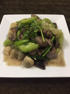 Hình của món Mướp xào.