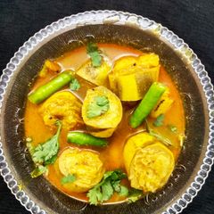 A picture of Banana sabji.
