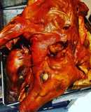 Lechón al horno peruano