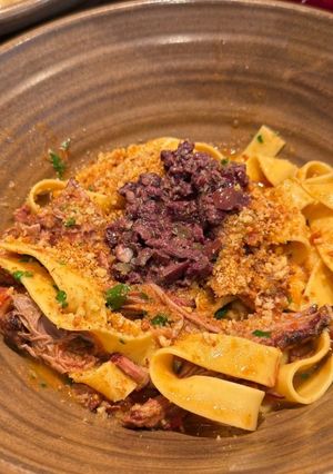 Foto de Pappardelle (massa) com ragu de carne