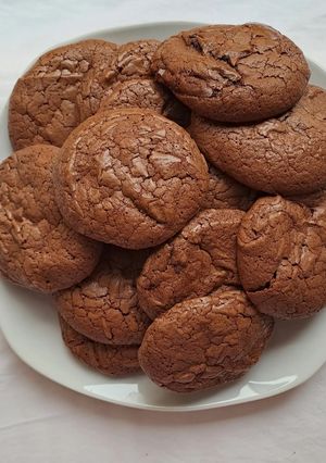 Une photo de Délicieux brownies façon cookie